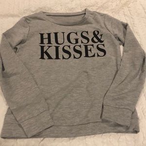 Long sleeve thin sweatshirt